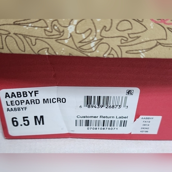 American Rag Abby Leopard Ankle Booties Size 6.5 - New In Box - Picture 10 of 10